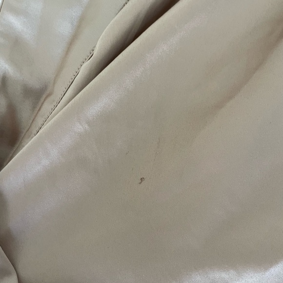 Skims satin tan embroidered robe top - Picture 3 of 6